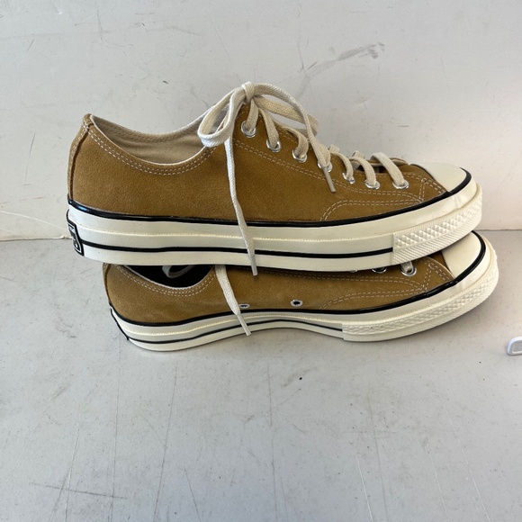 Mens Retro Low Cut Oxford Black Label Converse 70s Suede Shoes Size 8 1/2 - Picture 2 of 7